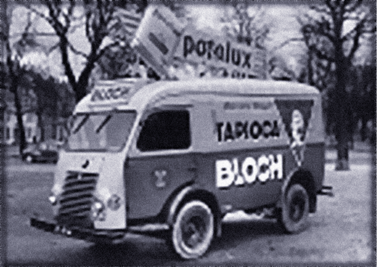 Camionnette de livraison BLOCH POTALUX d'époque
