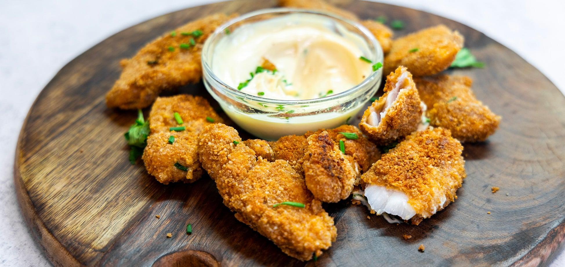 Bâtonnets de poisson panés