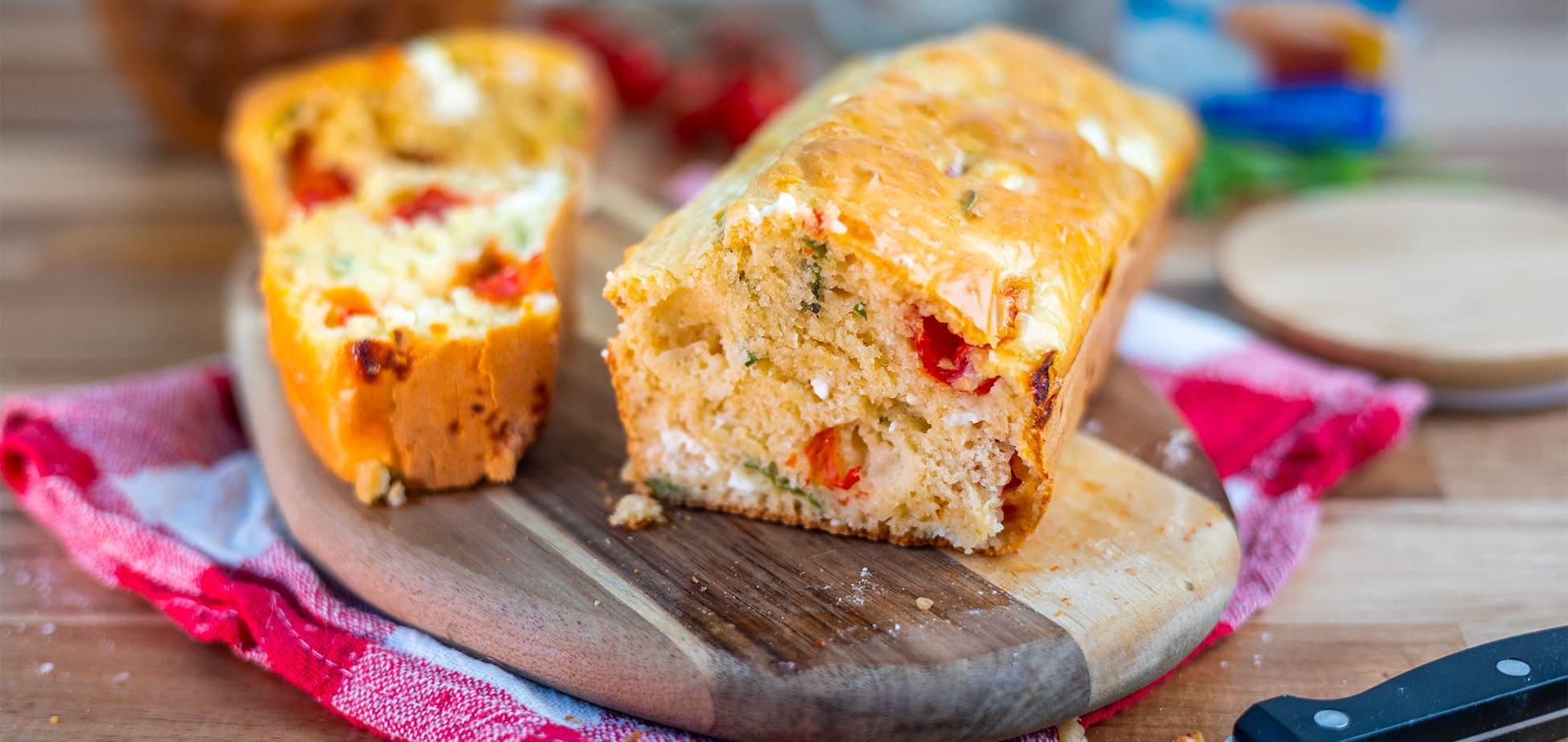 Cake tomates feta d'Auguste
