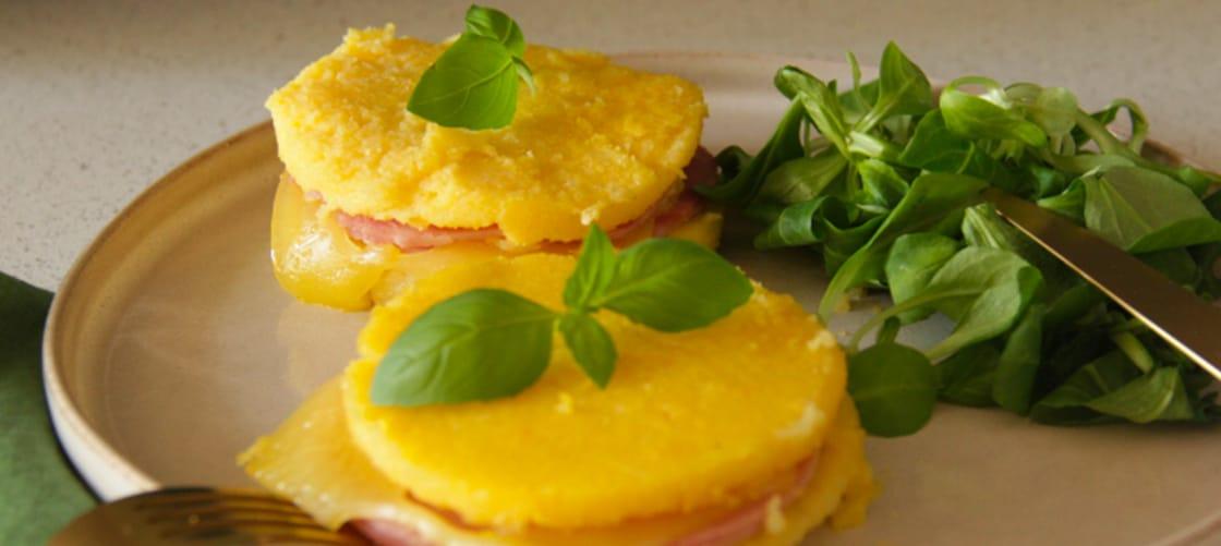 Croque polenta