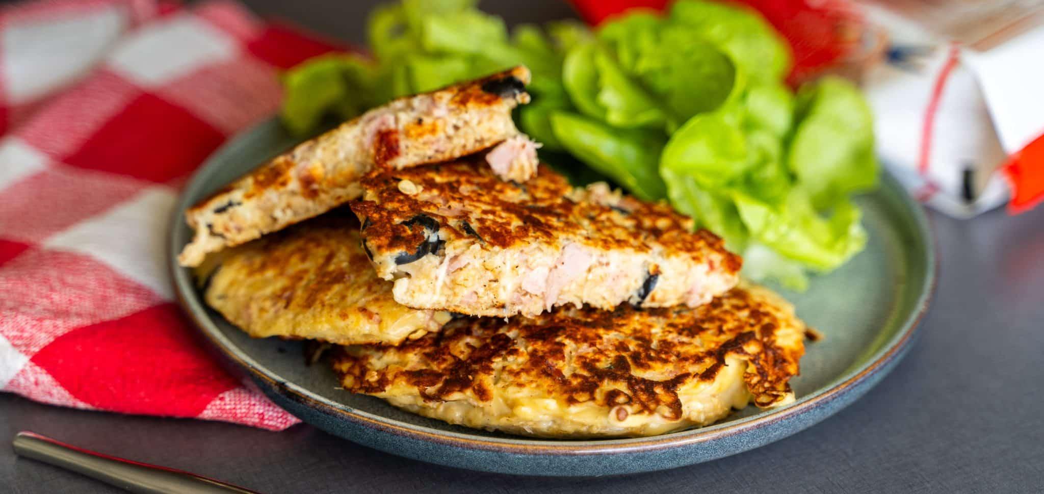 Galettes au jambon