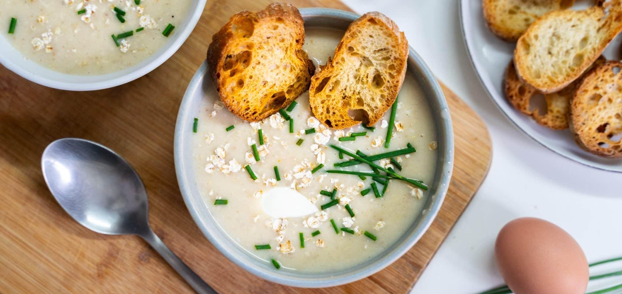 Soupe aux flocons d'avoine rapidoats